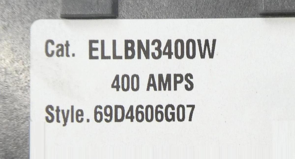 Refurbished Eaton LGE3630NN 3 Pole Industrial Circuit Breaker L630E ELLBN3400W Working