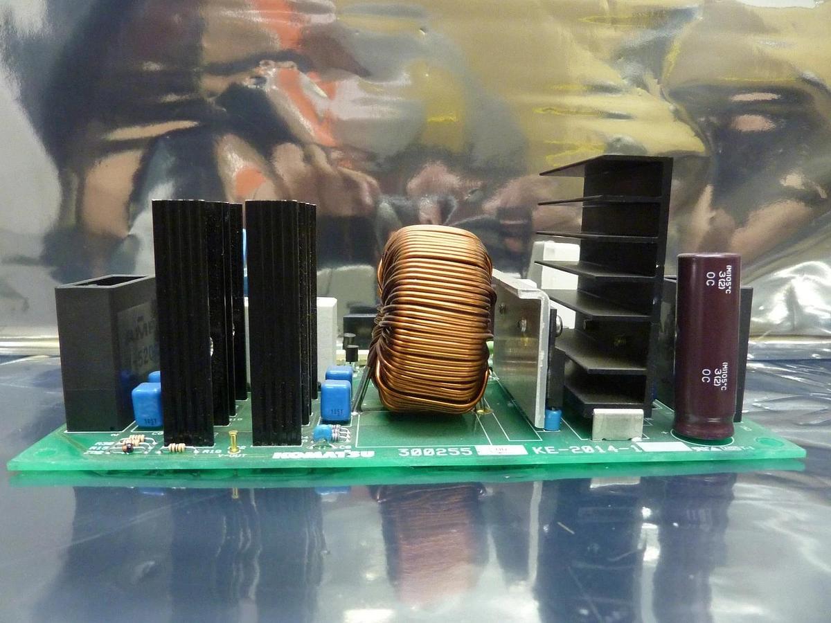 Used Komatsu Electronics 30025500 KE-2014-1 Power Supply Board PCB Used Working