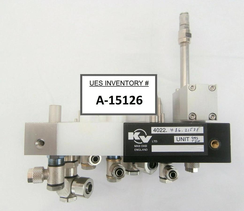 Used KV Automation 4022.486.21531 Gas TSU Manifold Assembly 4022.480.62841 Spare
