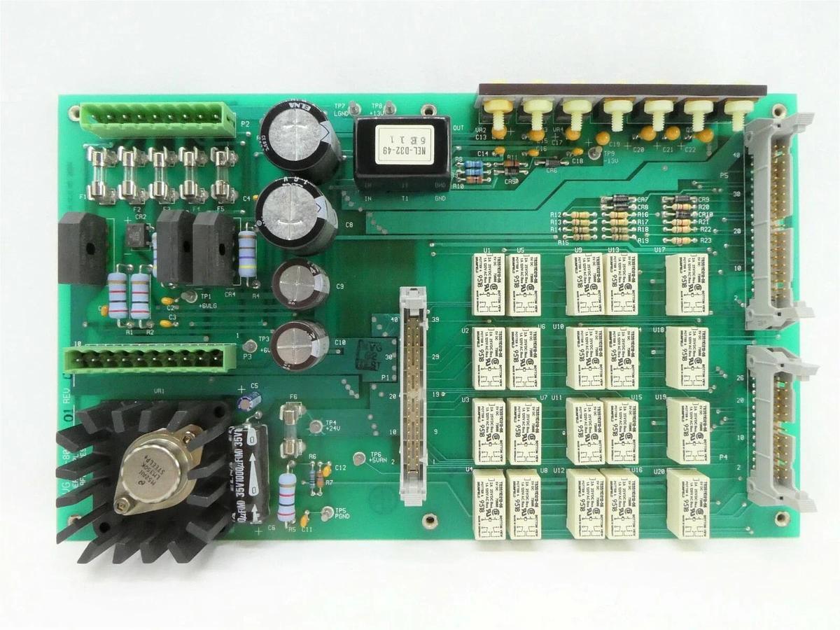 Used SVG Silicon Valley Group 99-80295-01 Power Supply Safety Reset PCB Rev. D Spare