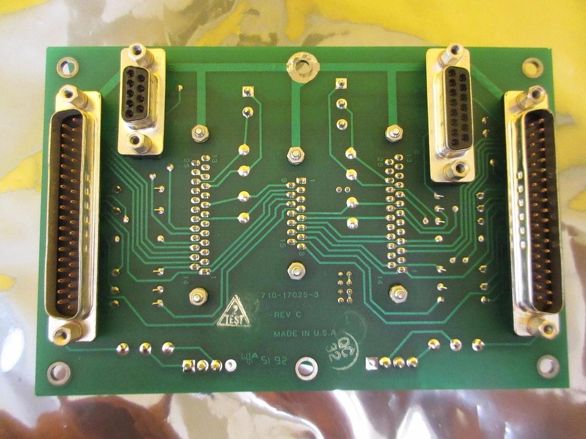 Used Lam Research 810-17025-3 RF Generator Cart Breakout PCB 710-17025-3 Working
