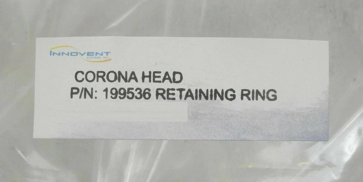Innovent Systems 199536-001 200mm Corona Head Retaining Ring New Surplus