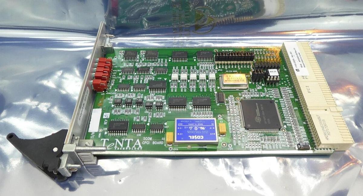 Used MKS Instruments TeNTA AS00800-08 Quad Serial PCB Card AMAT 0190-23509 Working