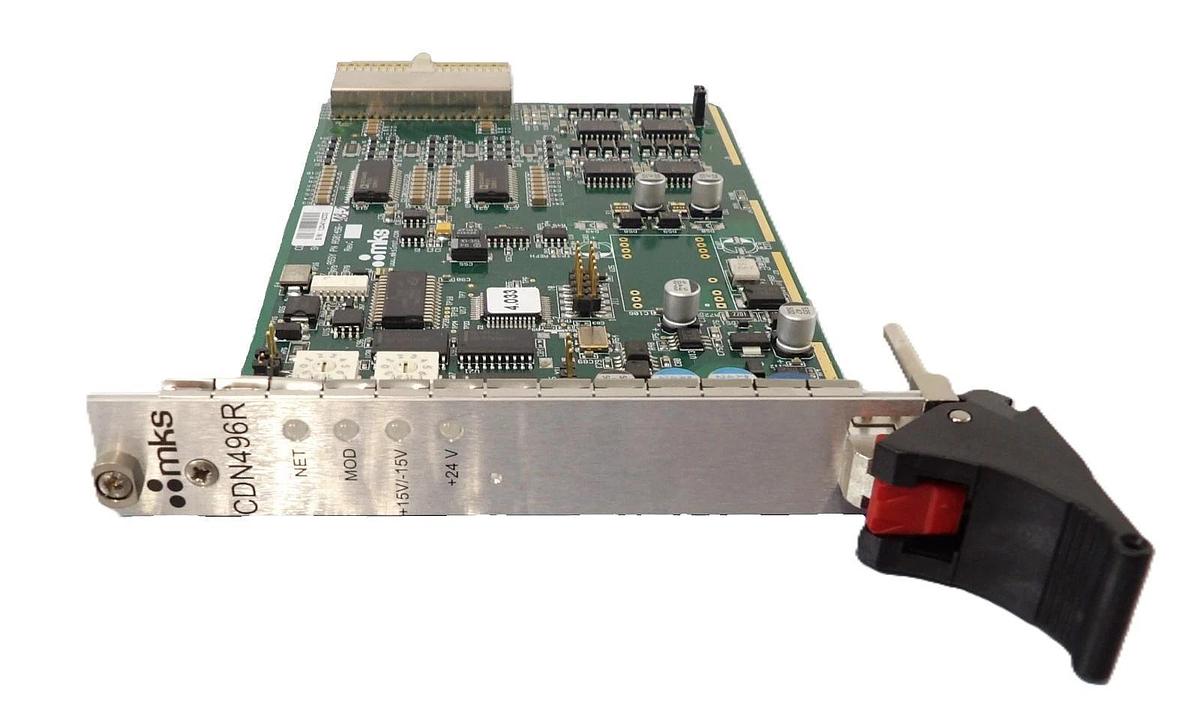 Used MKS Instruments AS01496-AB-2 Controller PCB Card CDN496R Lot of 2 Working