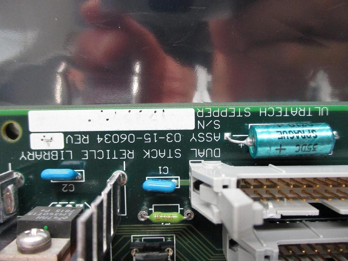 Used Ultratech Stepper 03-15-06034 Dual Stack Reticle Library Board PCB Used Working
