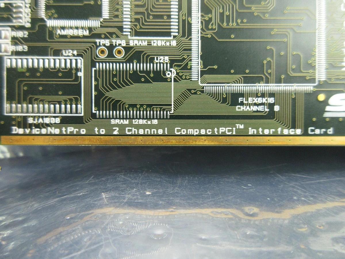 Used SST Woodhead 490-1437 DeviceNet Pro PCB Card DNP-CPCI-1 AMAT-DNP-CPCI-1 Working