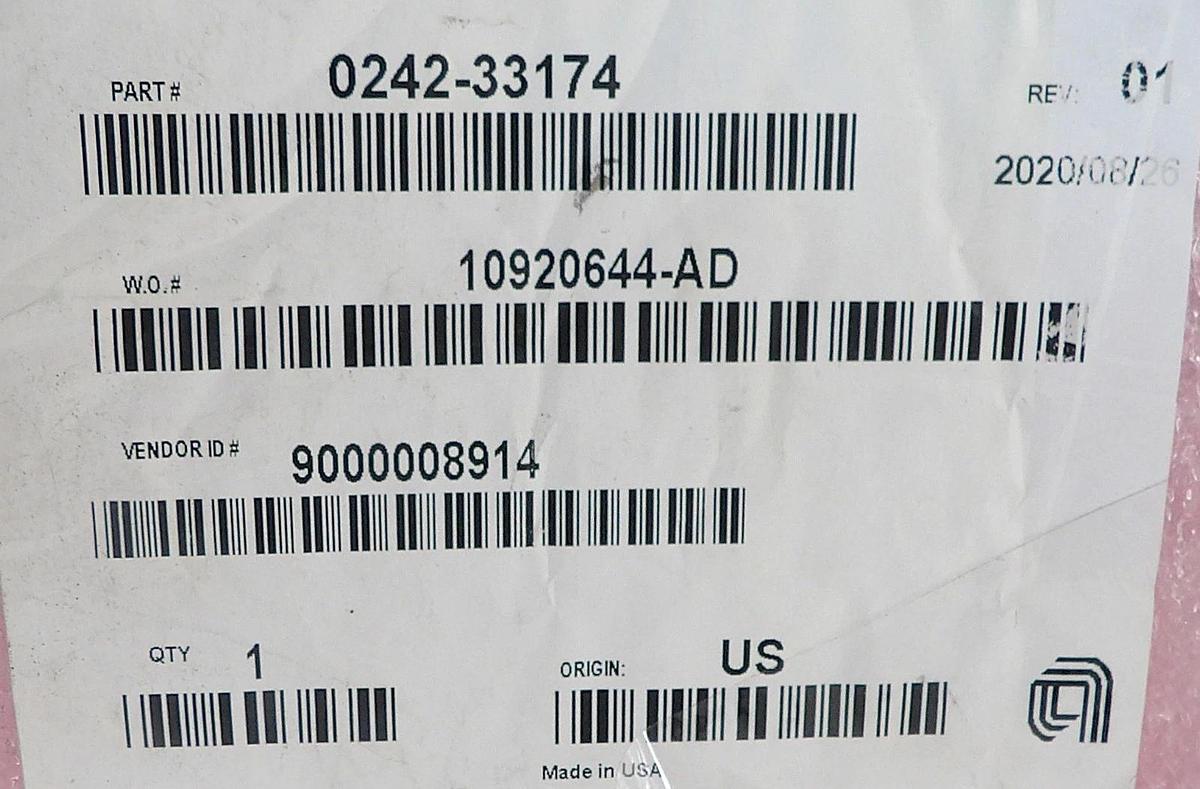 SMC Pneumatics 0242-33174 Slit Valve Assembly Kit AMAT 0010-01360 New Surplus