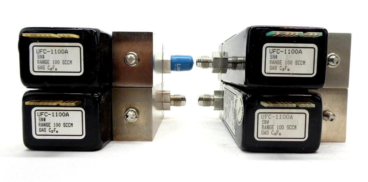 Used UNIT Instruments UFC-1100A Mass Flow Controller MFC C2F6 O2 Ar Lot of 22 Working
