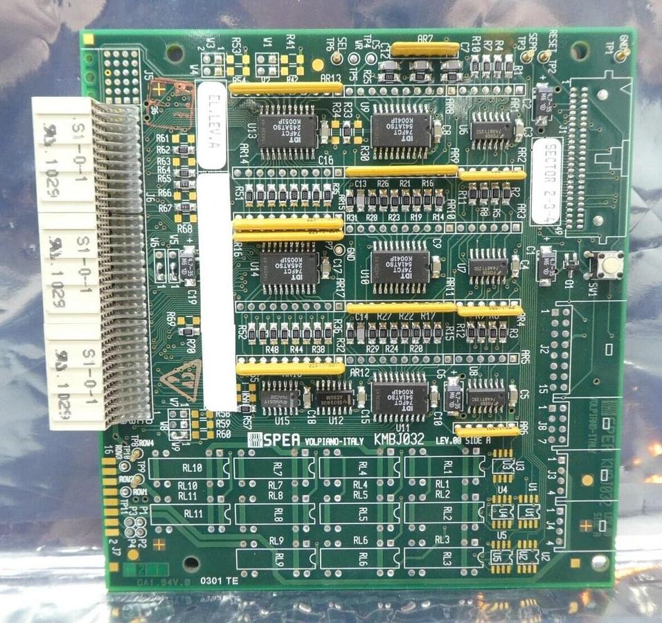 Used SPEA KMBJ032 Sector 2-3-4 Process Interface PCB EL.LEV.A Lot of 3 Working Spare