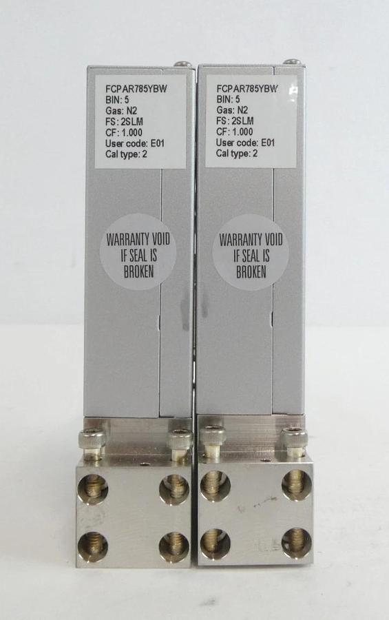 Used Aera TC FC-PAR785Y-BW-5 MFC Mass Flow Controller 2 SLM N2 Lot of 6 Working