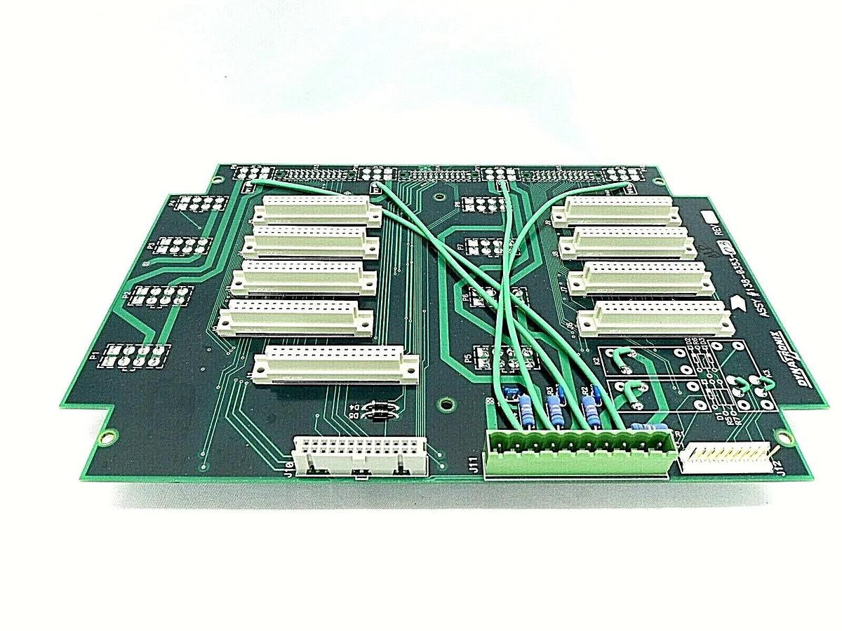 Used Dynatronix 138-0353-03 Backplane Board PCB 190-0353-01 Working Surplus