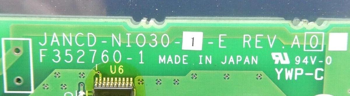 Used Yaskawa Electric JANCD-NIO30-1-E Robot Controller PCB F353760-1 Working Surplus