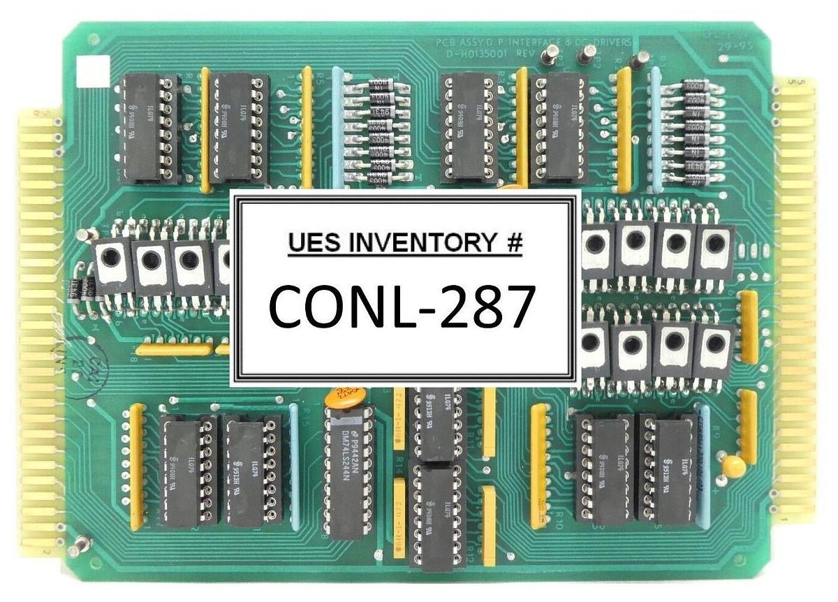 Used Varian Semiconductor VSEA D-H0135001 D.P. Interface & DC Drivers PCB H0135001