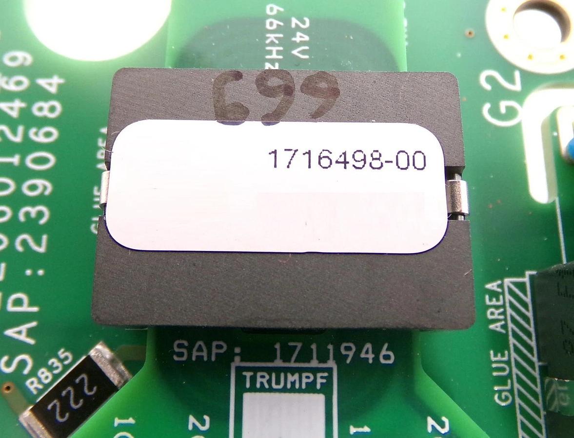 Used Trumpf Huttinger 2391150 PCB INPUT5 DRV V1 TruPlasma HV Pulse 35 Working