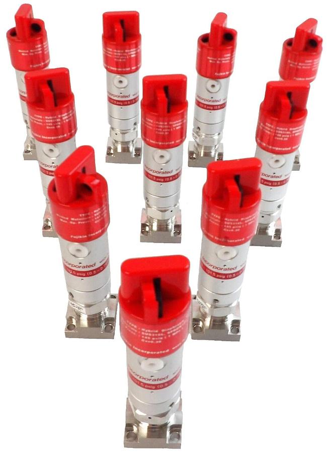 Used Fujikin 3870-04730 Hybrid Diaphragm Valve Reseller Lot of 10 Working Surplus