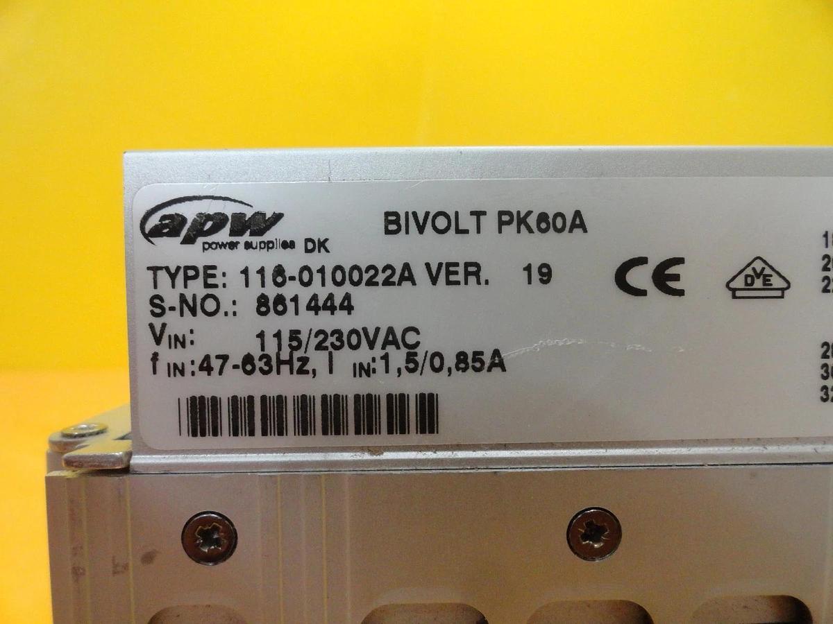 Used APW Power Supplies 116-010022A Power Supply PCB Card BIVOLT PK60A Used Working