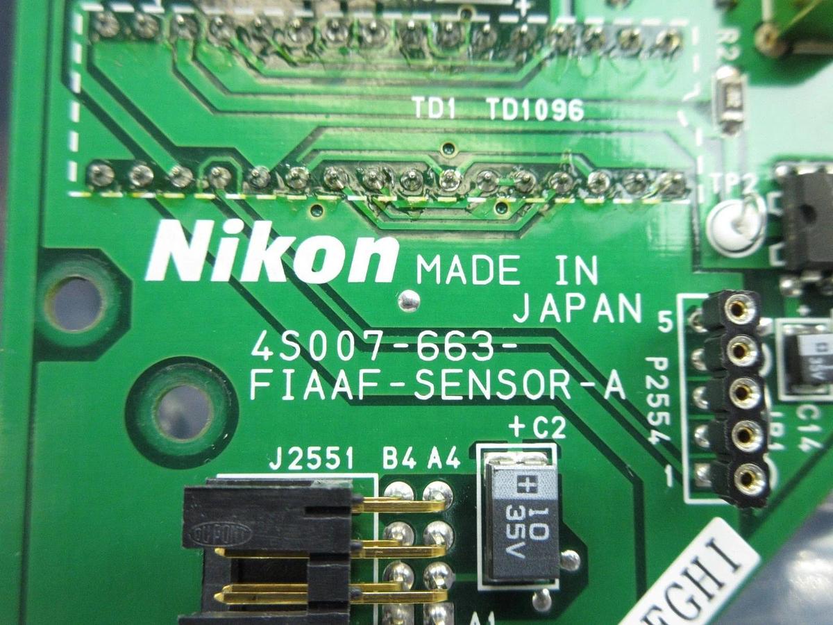 Used Nikon 4S007-663 FIAAF Sensor Interface Board PCB FIAAF-SENSOR-A NSR-S202A Used