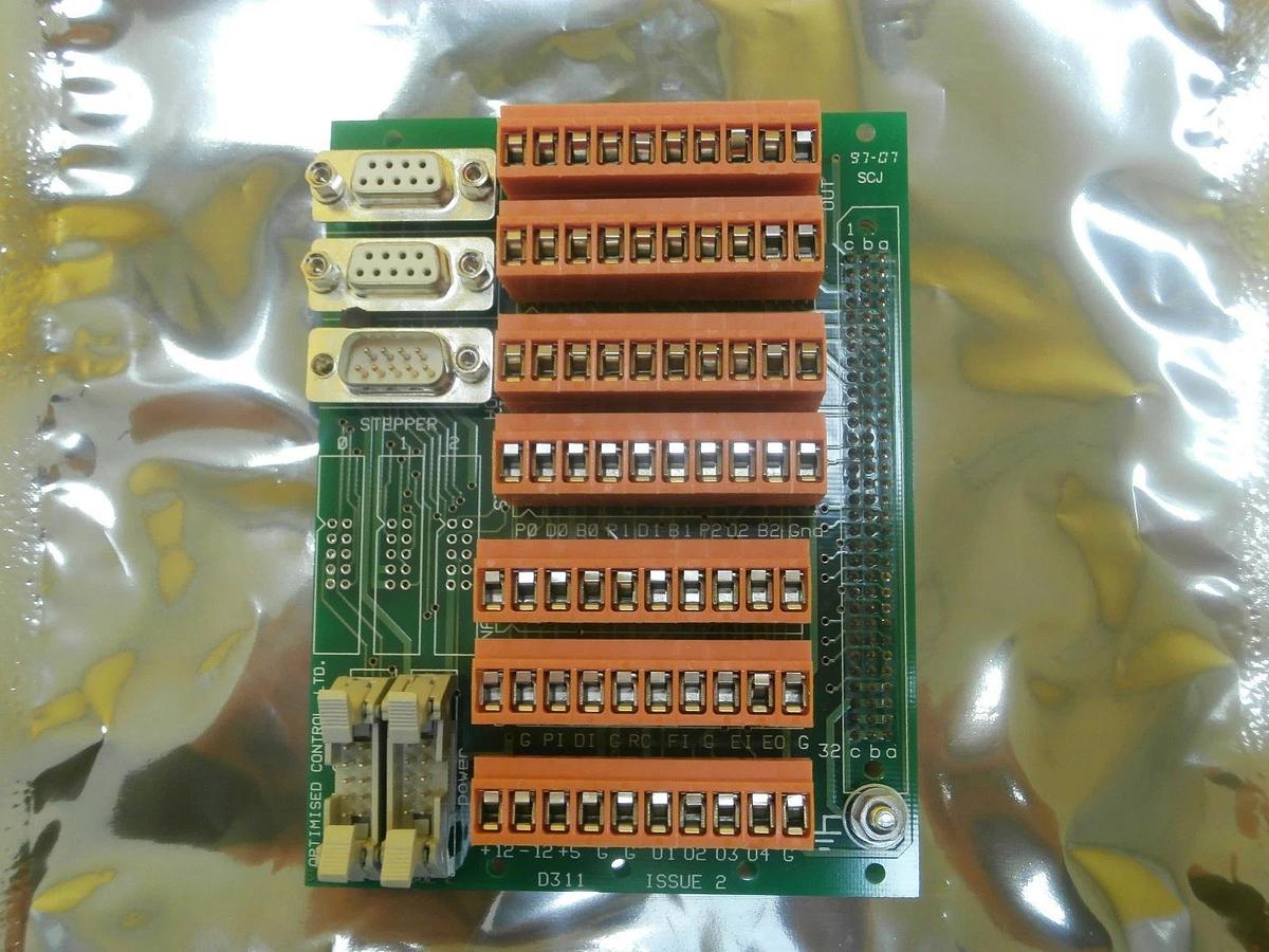 Used Optimised Control D311 Drive Demands Servo Interface Board PCB Used Working