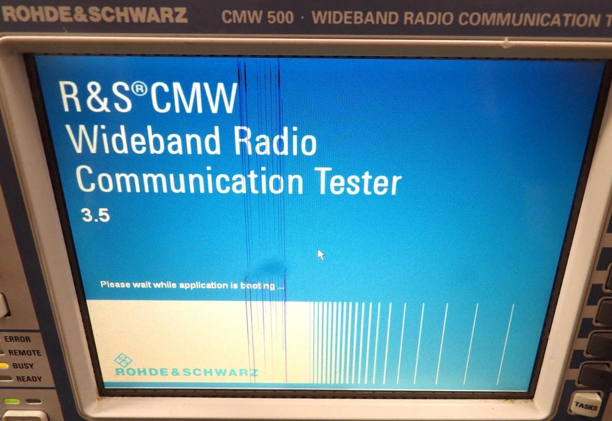 Used Rohde & Schwarz 1201.0002K50 Wideband Radio Tester CMW 500 Damaged Screen As-Is