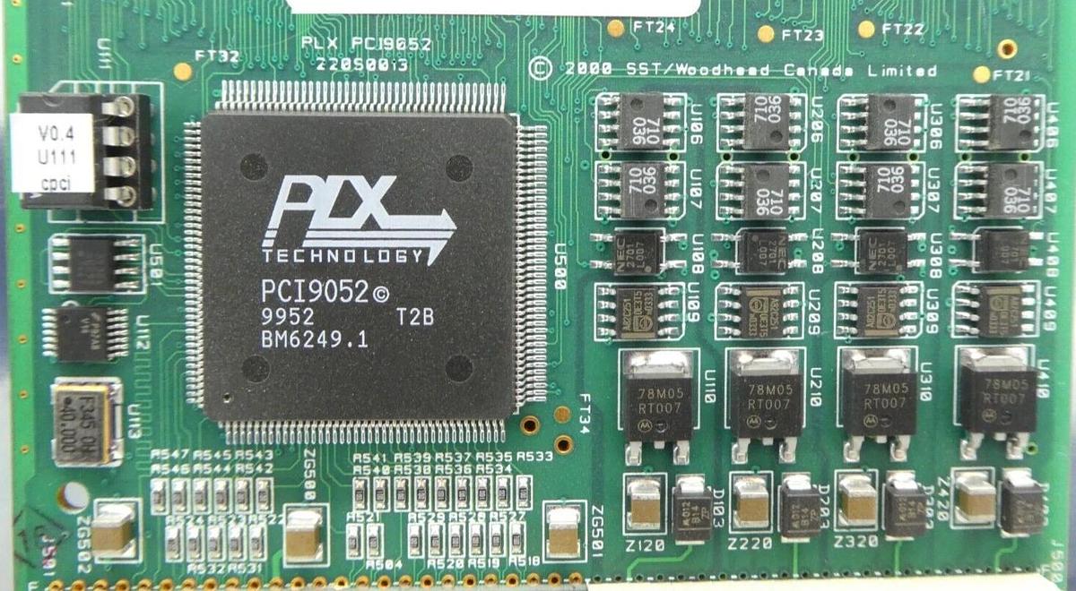 Used SST Woodhead PLX PCI9052 DeviceNet Pro 3U ComactPCI Interface PCB Card Working