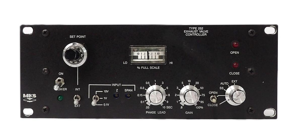 Used MKS Instruments 252C-1 Exhaust Valve Controller Type 252 Working Surplus