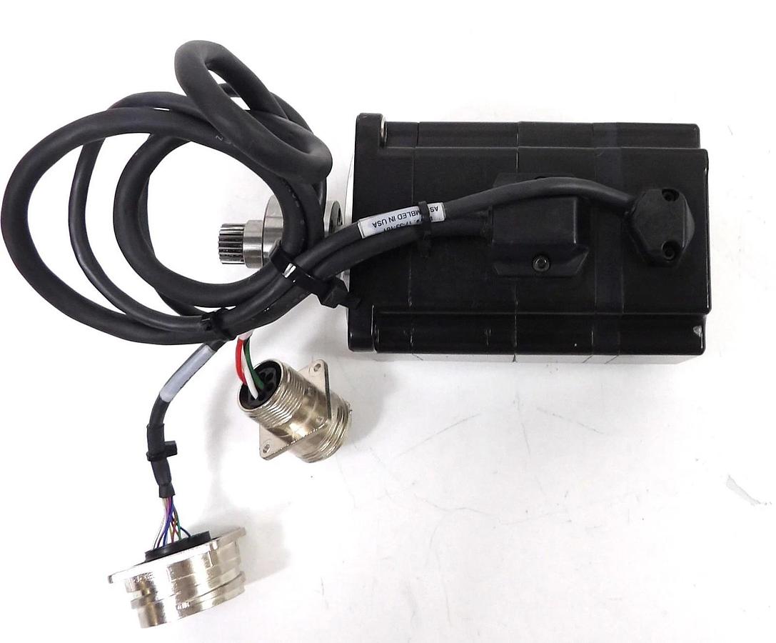 Used Sanyo Denki P50B07040HXS00M AC Servo Motor BL Super P5 Working