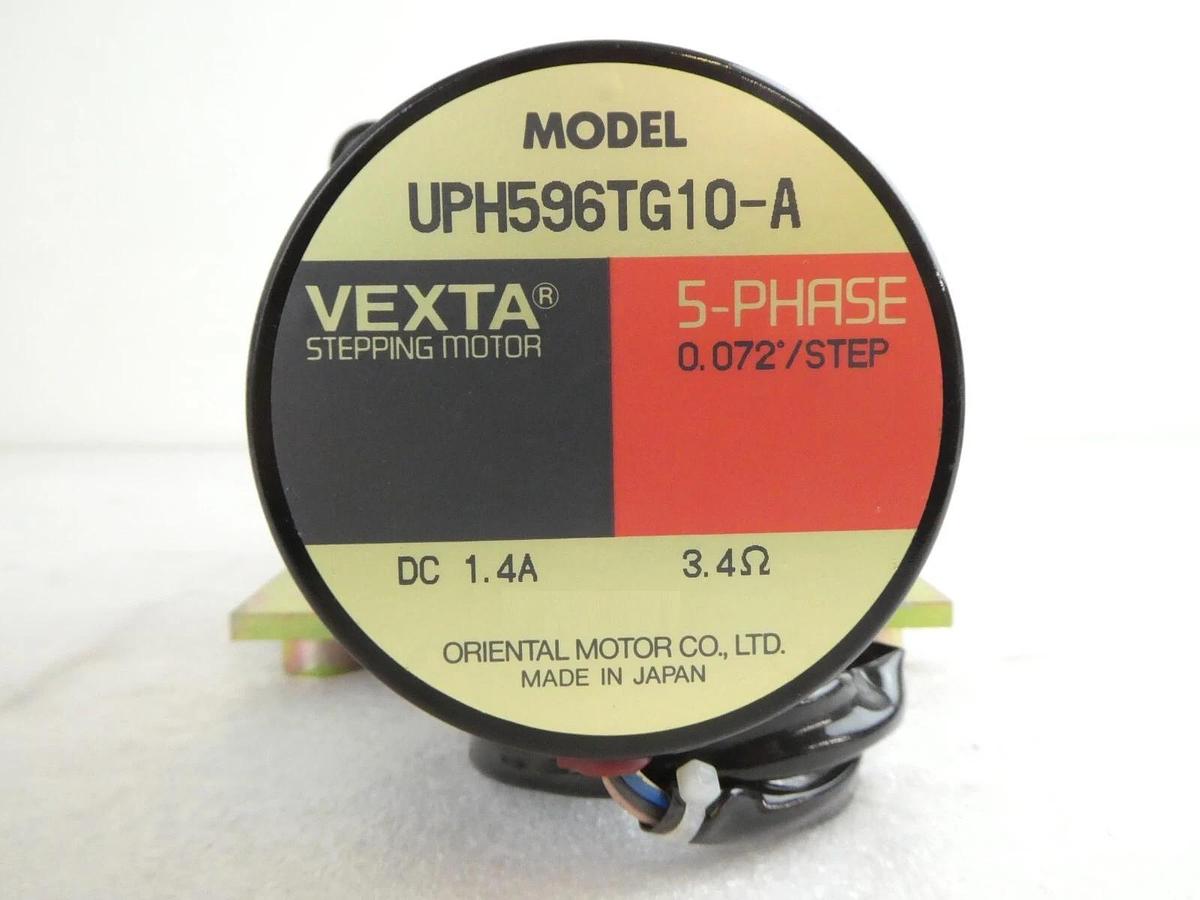 Used Oriental Motor UPH596TG10-A A6259-9415TG Stepping Motor VEXTA Lot Of 2 Working
