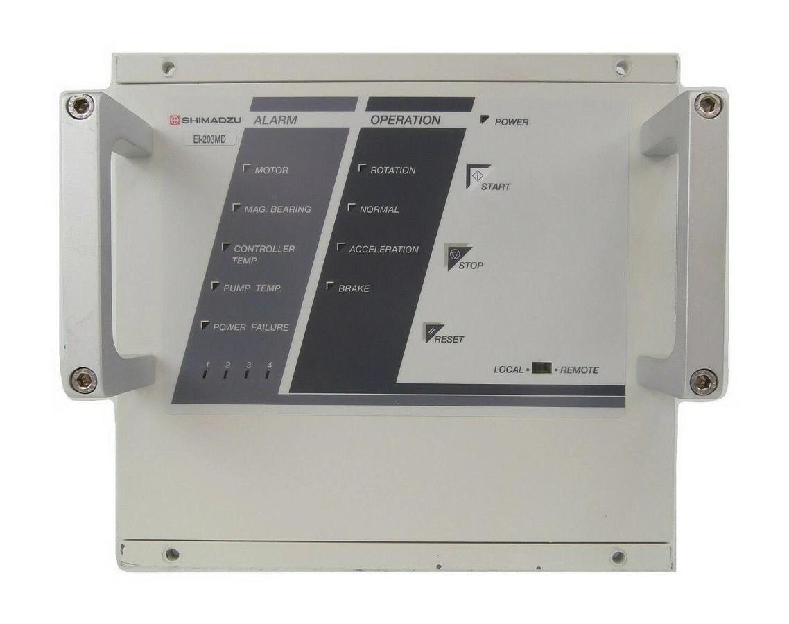 Used TMP Shimadzu EI-203MD Turbomolecular Pump Controller Turbo Tested Working