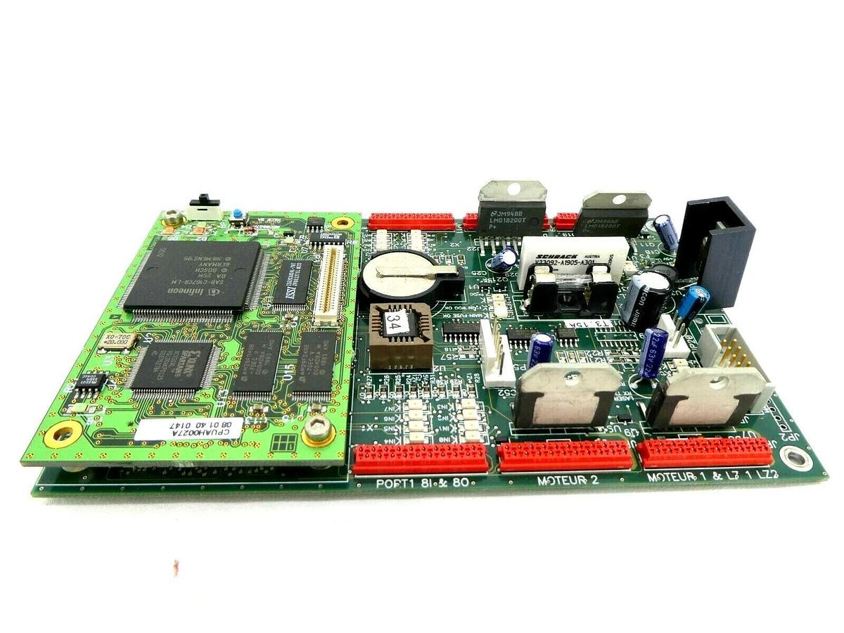 Used RECIF Technologies MOBBH0131D Motherboard PCB with CPU CPUAH0027A Working Spare