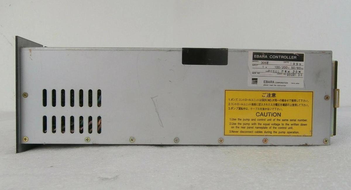 Used 305W Ebara REM01 PWM20M Turbomolecular Pump Controller Turbo Tested Working