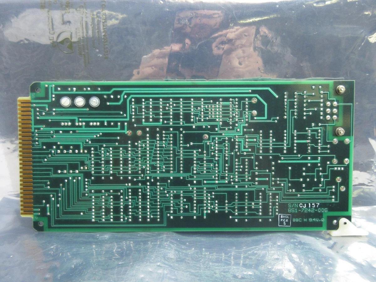Used Perkin-Elmer 851-8242-006 Processor PCB Card Rev. D SVG ASML 90S Used Working