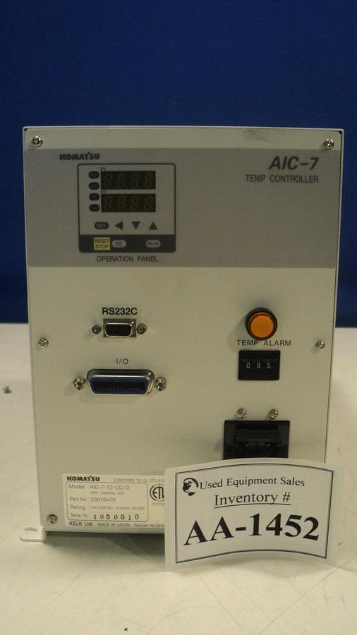 Used Komatsu 20016470 Temperature Controller AIC-7-12-UC-D Used Working
