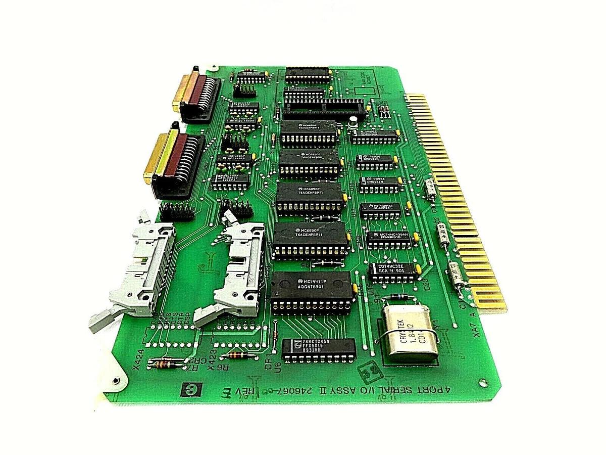 Used Electroglas 246067-001 4 Port Serial I/O Assy II PCB Card 4085x Horizon Working