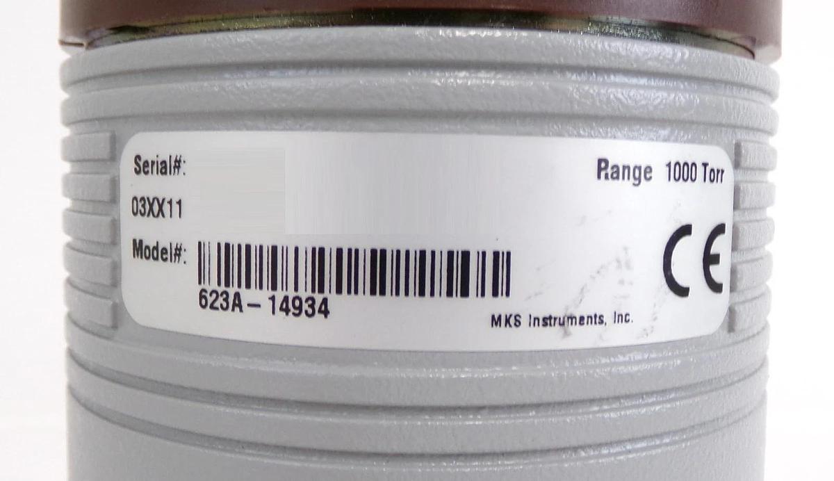 Used MKS Instruments 623A-14934 Baratron Capacitance Manometer Working