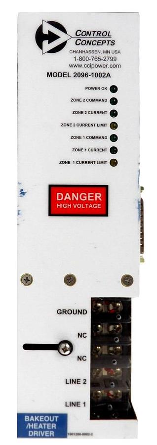 Used Control Concepts 2096-1002A SCR Power Controller AMAT 0190-43080 Working Surplus