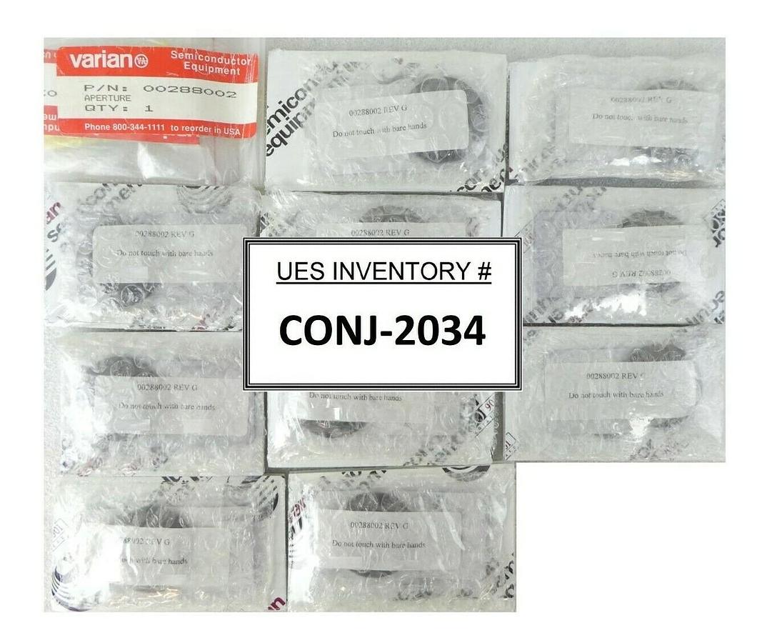 Varian Ion Implant Systems 00288002 .210 Diameter Aperture Lot of 11 New Surplus