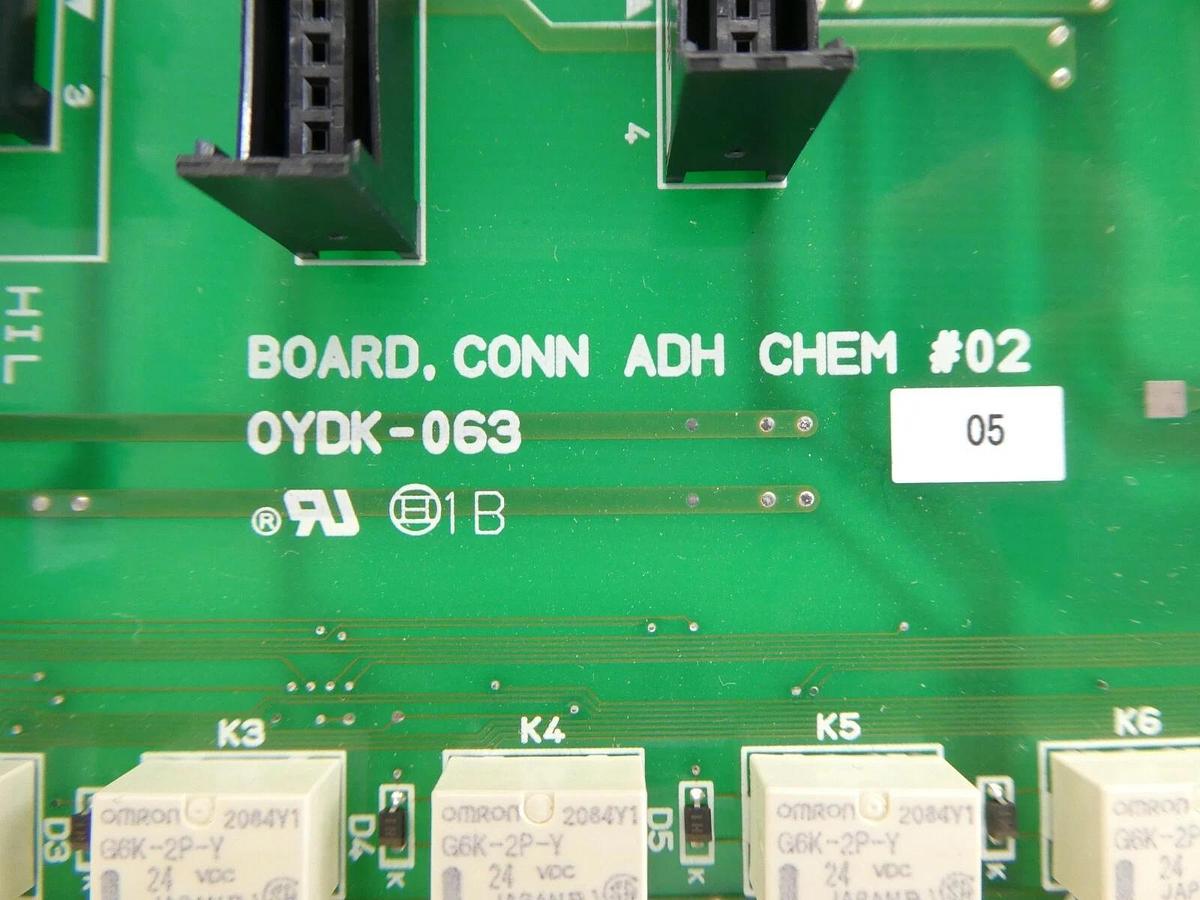 Used TEL Tokyo Electron OYDK-063 Connector PCB CONN ADH CHEM #02 Lithius Working