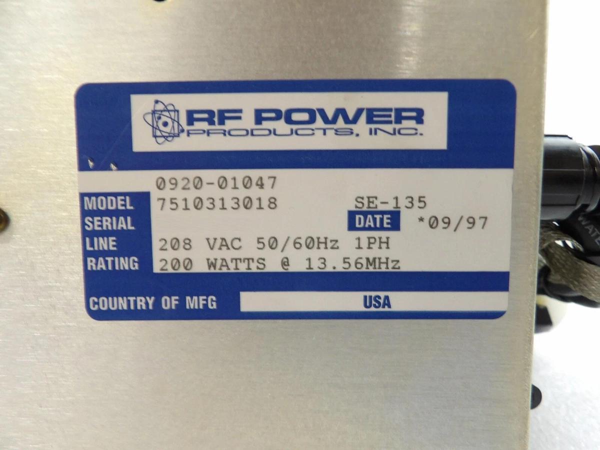 Refurbished RF5S RFPP RF Power Products 7510313018 RF Generator AMAT 0920-01047 Refurbished