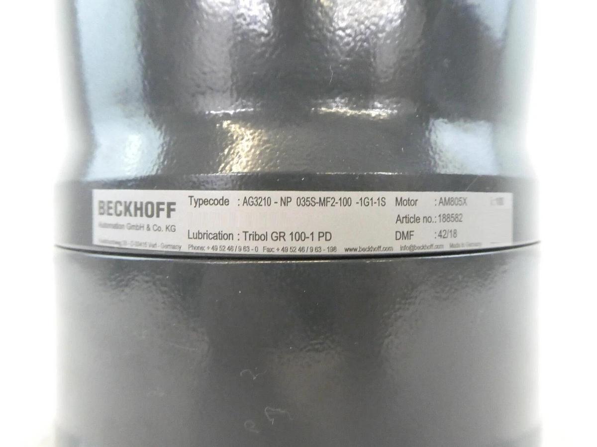 Beckoff 10033387 Planetary Gear AG3210-NP 035S-MF2-100-1G1-1S 188582 New Surplus