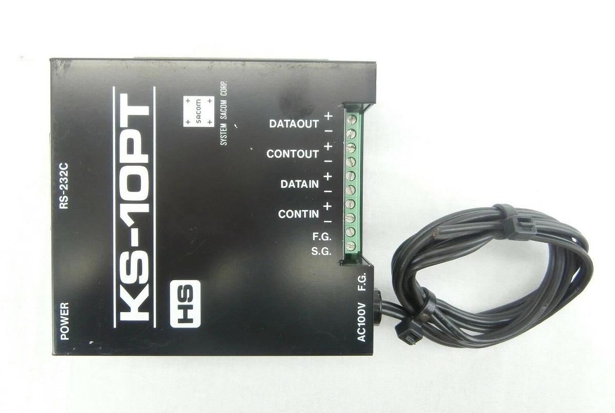 Used System Sacom KS10PTHS P-Panel Data Converter Unit XRC KS-10PT HS Used Working