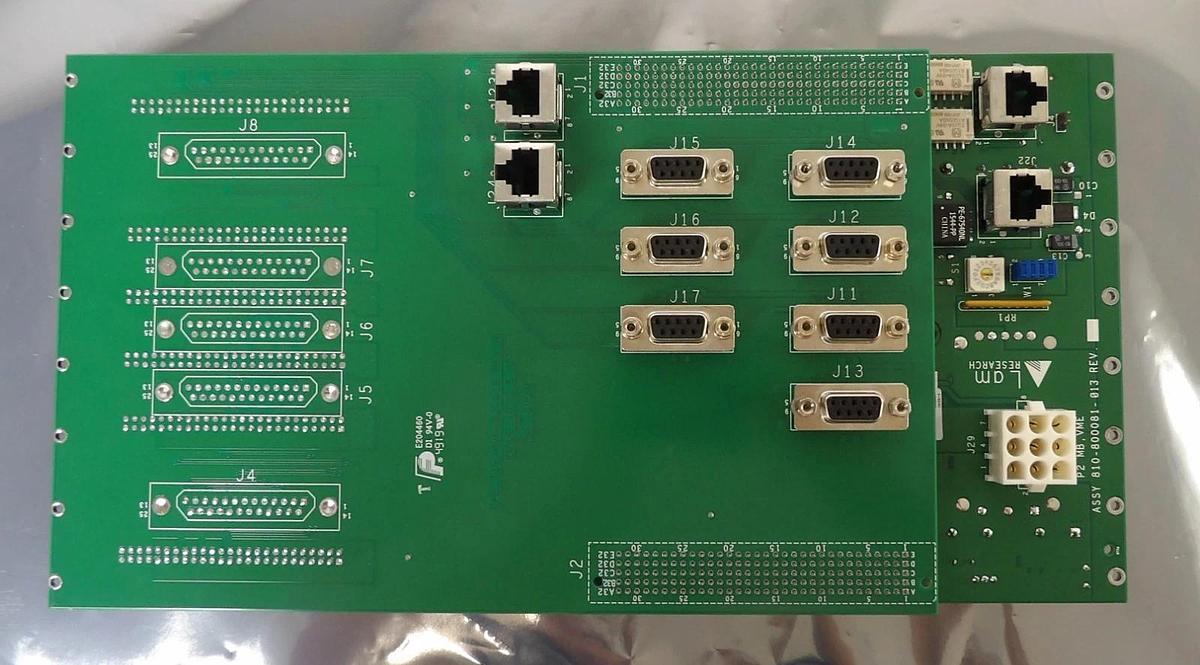 Used Lam Research 810-800081-013 VME Breakout Interface PCB 810-800082-018 Working