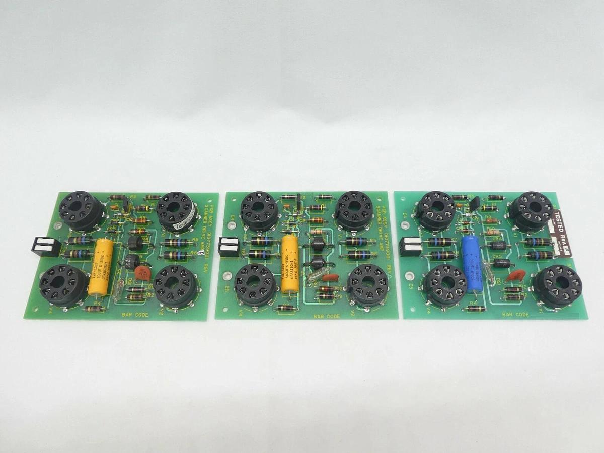 Used Varian Semiconductor VSEA D107739001 Scanner Drive Amp PCB Rev. A Lot of 3 Spare