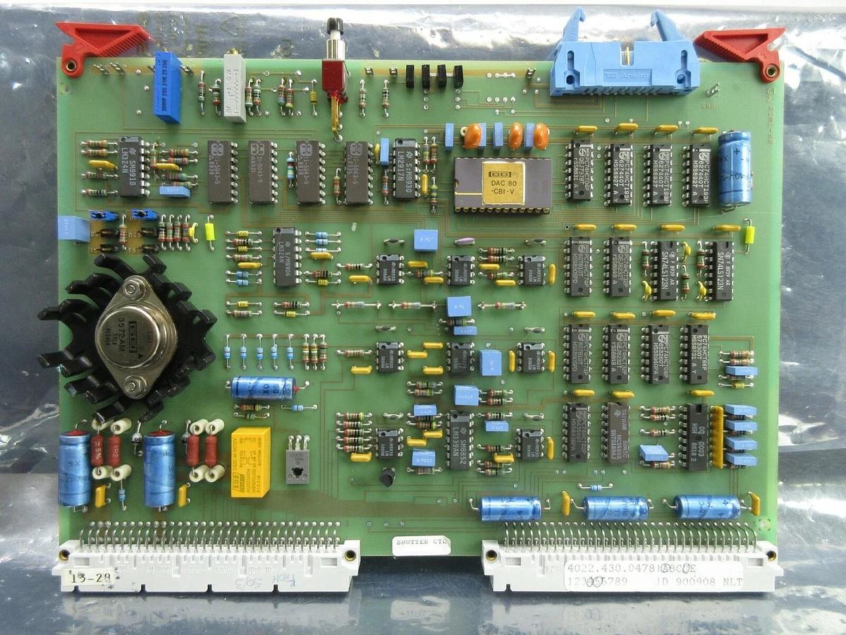 Used ASML 4022.430.04780 Shutter Control PCB Card 4022.430.0478 PAS 5000/2500 Used