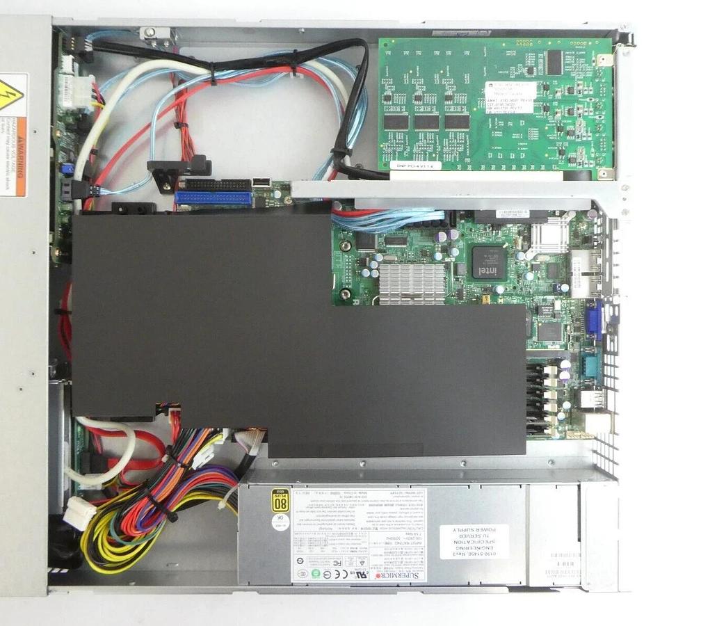 Used SuperMicro CSE-111 Real Time Server CGA SuperServer Xeon CPU 2.33GHz 480 SSD New