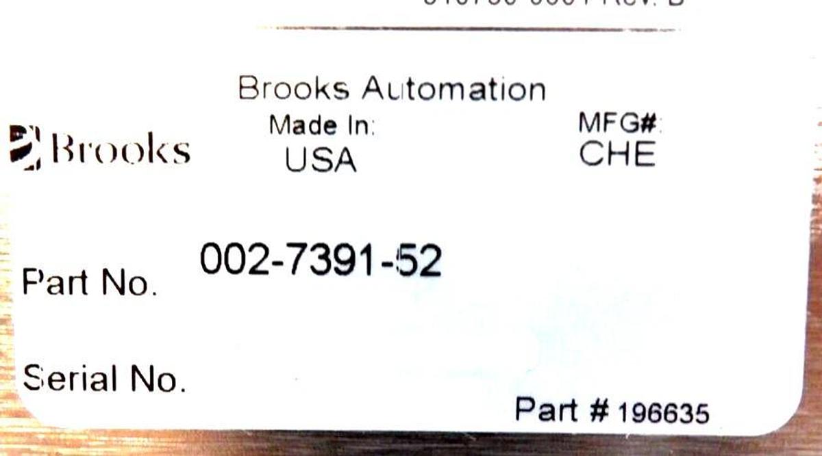 Used Brooks Automation 002-7391-52 300mm Wafer Prealigner Untested Spare Surplus