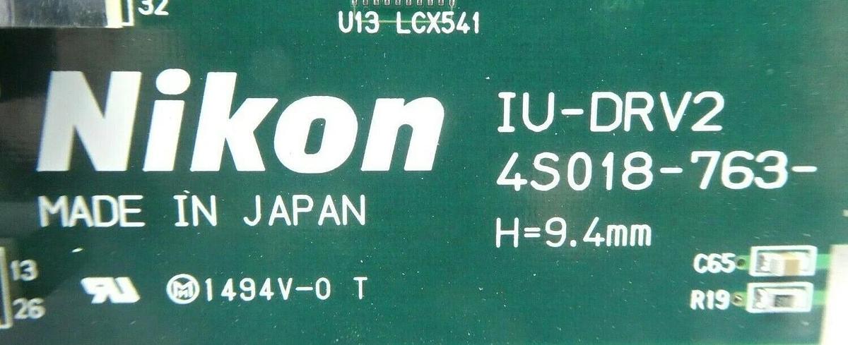 Used Nikon 4S018-763 Driver PCB IU-DRV2 NSR FX-601F FPD Lithography System Working