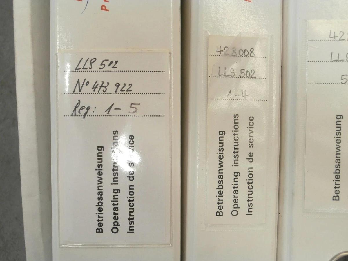 Used Balzers Manual Set Unaxis LLS 502 Load Block Metal Film PVD Sputtering System