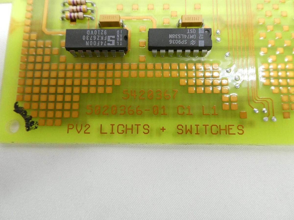 Used Digital 5020366-01 C1 PV2 Lights + Switches Board PCB DEC 5420367 Working Spare