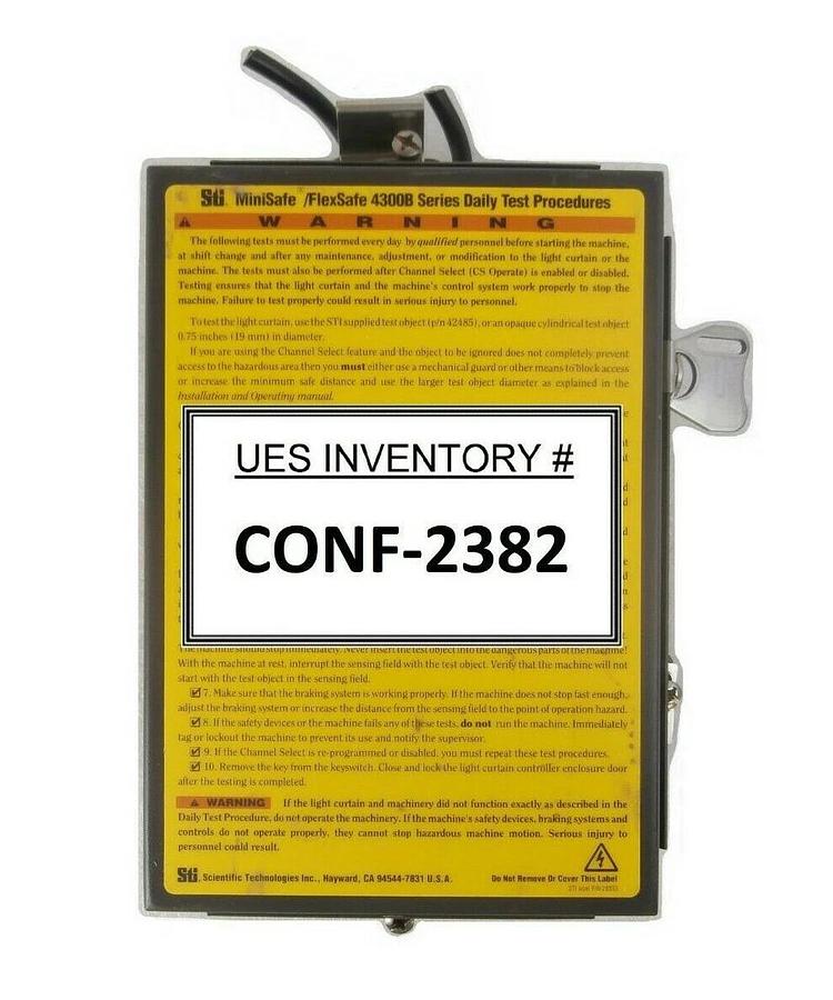 Used Sti 43268-04 Light Curtain Controller MiniSafe/FlexSafe 4300B Series MS4316B