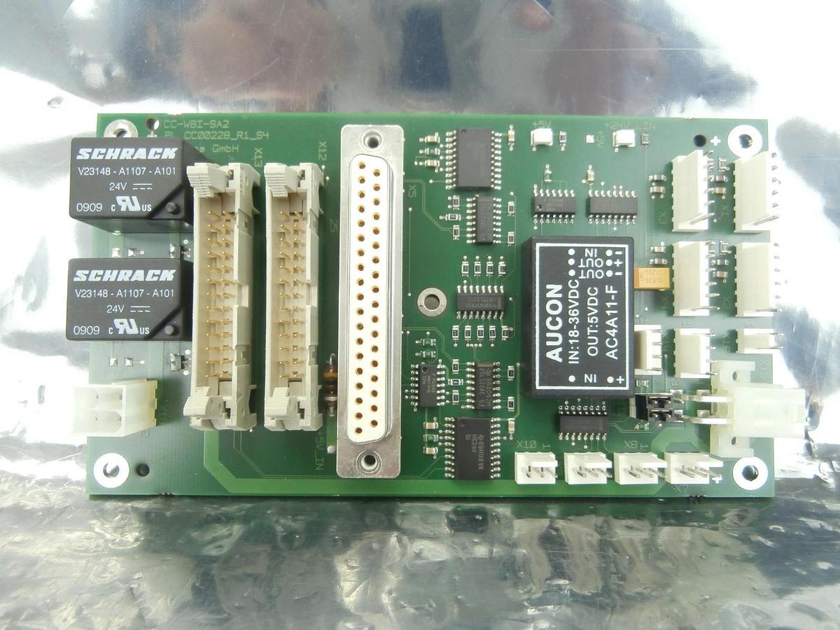 Used Chromasens CC-WBI-SA2 Interface PCB CC00228 KLA-Tencor WBI 300 Copper Cu Working